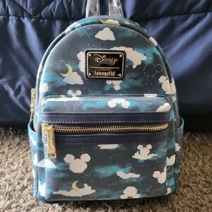 Loungefly Kids Backpack - Blue and White